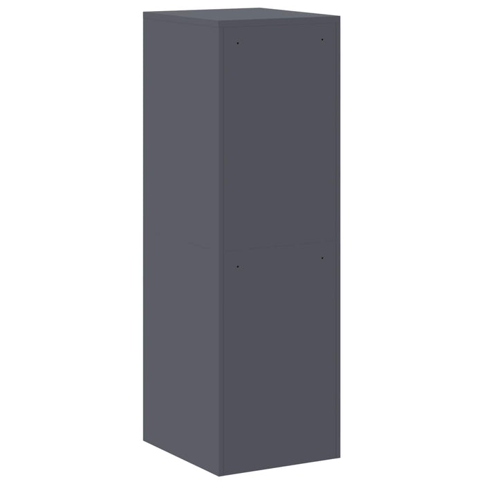 Armadio per File Geometrico 2 pcs Antracite 44 x 50 x 106.5 cm 3406156