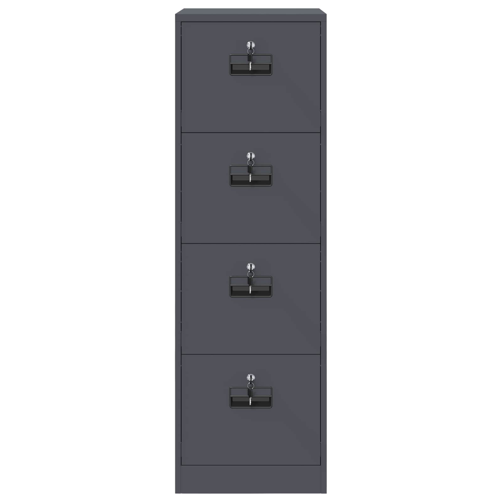 Armadio per File Geometrico 2 pcs Antracite 44 x 50 x 106.5 cm 3406156