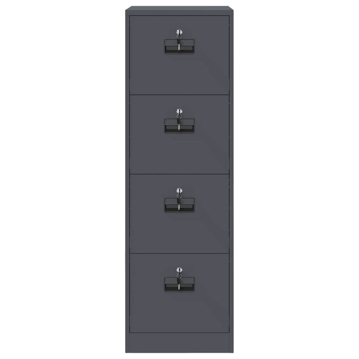 Armadio per File Geometrico 2 pcs Antracite 44 x 50 x 106.5 cm 3406156