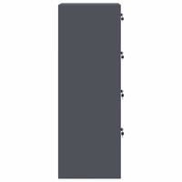 Armadio per File Geometrico 2 pcs Antracite 44 x 50 x 106.5 cm 3406156