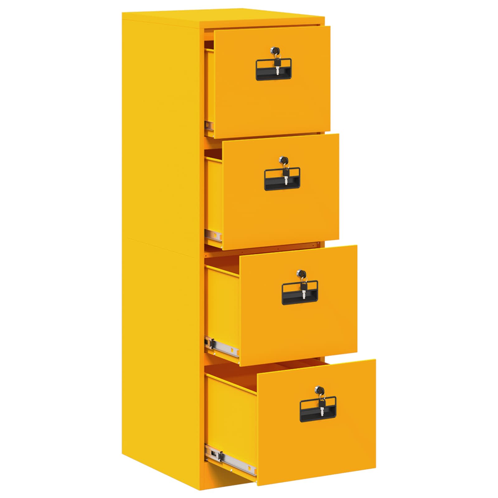 Armadio per File 2 pcs Giallo senape 44 x 50 x 106.5 cm 3406157