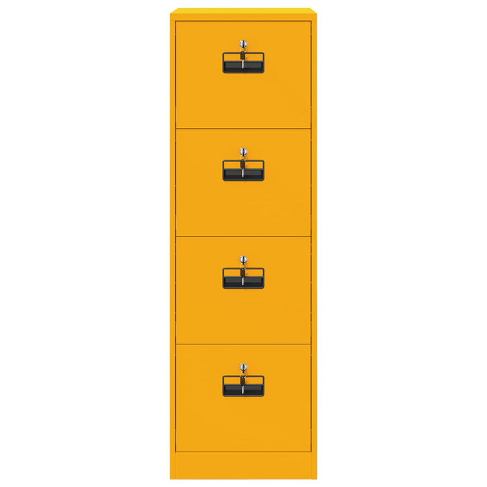 Armadio per File 2 pcs Giallo senape 44 x 50 x 106.5 cm 3406157
