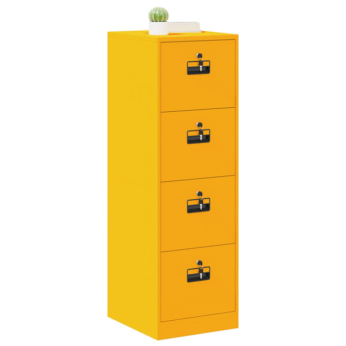 Armadio per File 2 pcs Giallo senape 44 x 50 x 106.5 cm 3406157