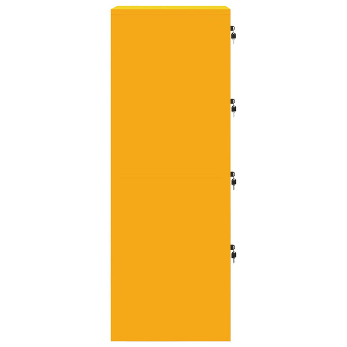 Armadio per File 2 pcs Giallo senape 44 x 50 x 106.5 cm 3406157