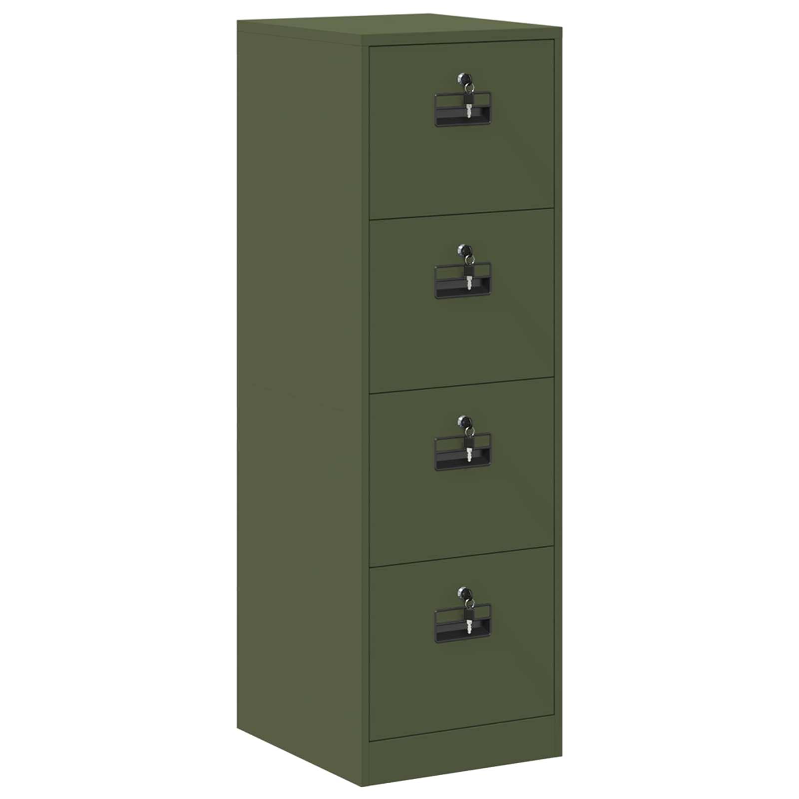Armadio per File 2 pcs Verde oliva 44 x 50 x 106.5 cm 3406158