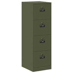Armadio per File 2 pcs Verde oliva 44 x 50 x 106.5 cm 3406158
