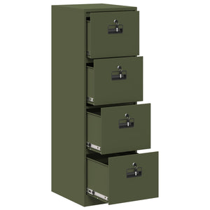 Armadio per File 2 pcs Verde oliva 44 x 50 x 106.5 cm 3406158