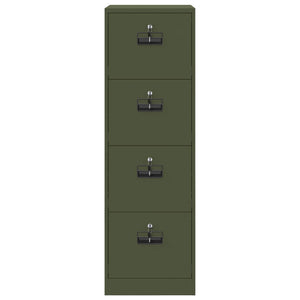 Armadio per File 2 pcs Verde oliva 44 x 50 x 106.5 cm 3406158