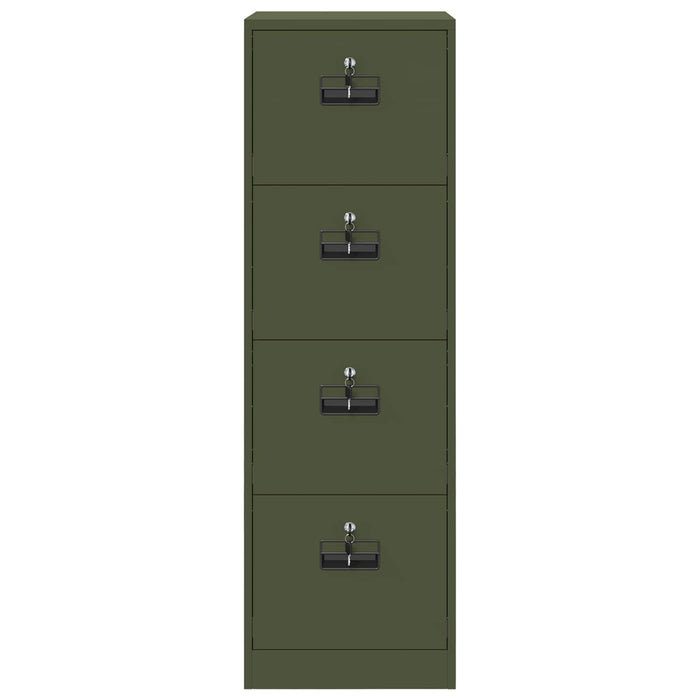 Armadio per File 2 pcs Verde oliva 44 x 50 x 106.5 cm 3406158