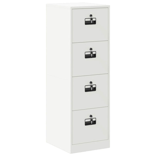Armadio per File con cassetto 2 pcs Bianco 44 x 50 x 106.5 cm 3406159
