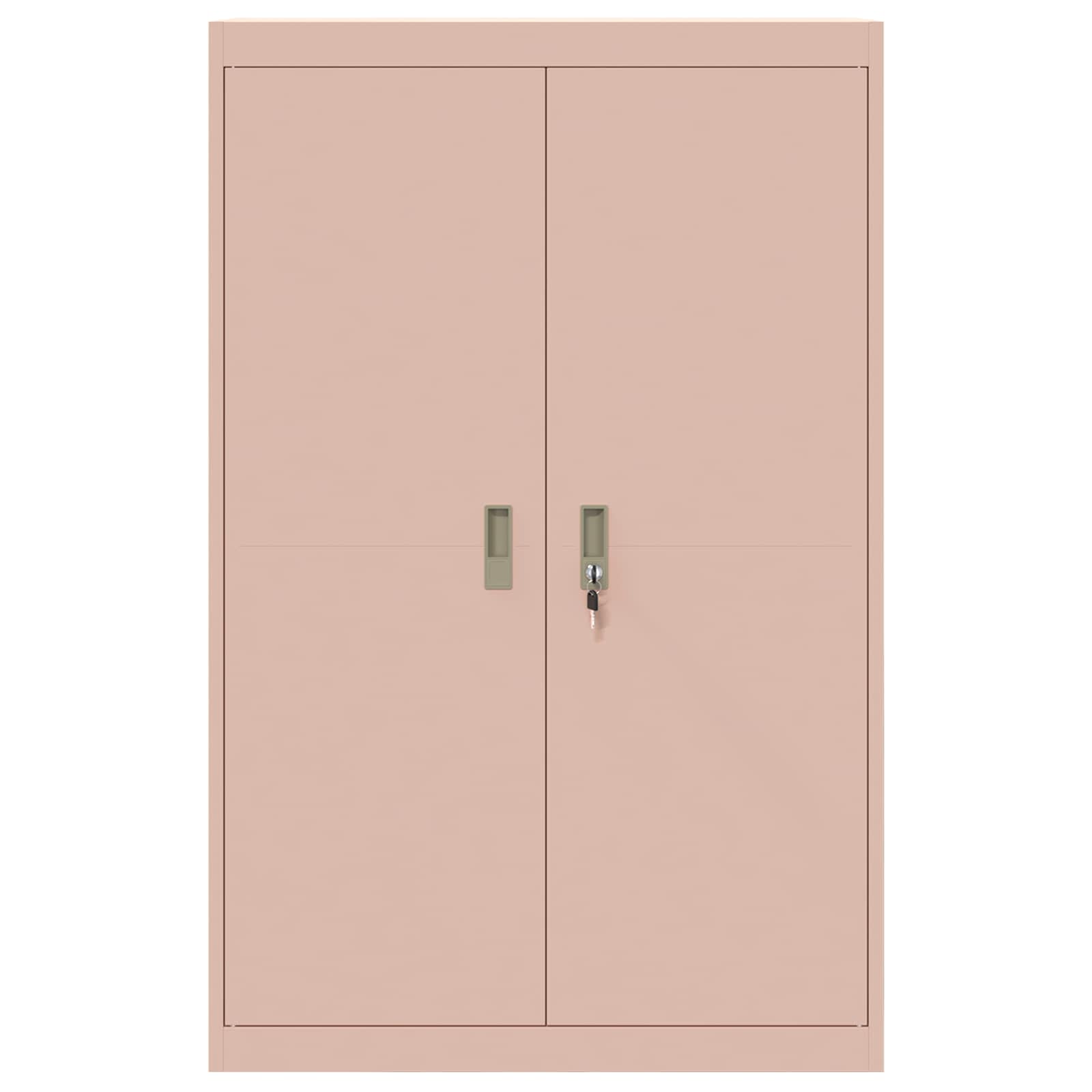 Armadio 2 pcs Rosa 90 x 40 x 140 cm Acciaio laminato a freddo 3406161