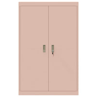 Armadio 2 pcs Rosa 90 x 40 x 140 cm Acciaio laminato a freddo 3406161