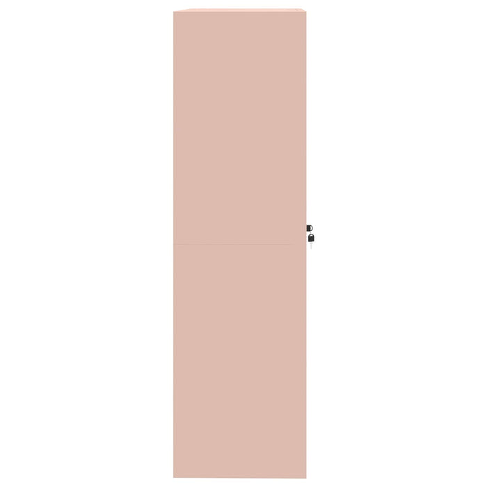 Armadio 2 pcs Rosa 90 x 40 x 140 cm Acciaio laminato a freddo 3406161