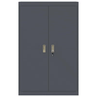Armadio con archiviazione 2 pcs Antracite 90 x 40 x 140 cm 3406162
