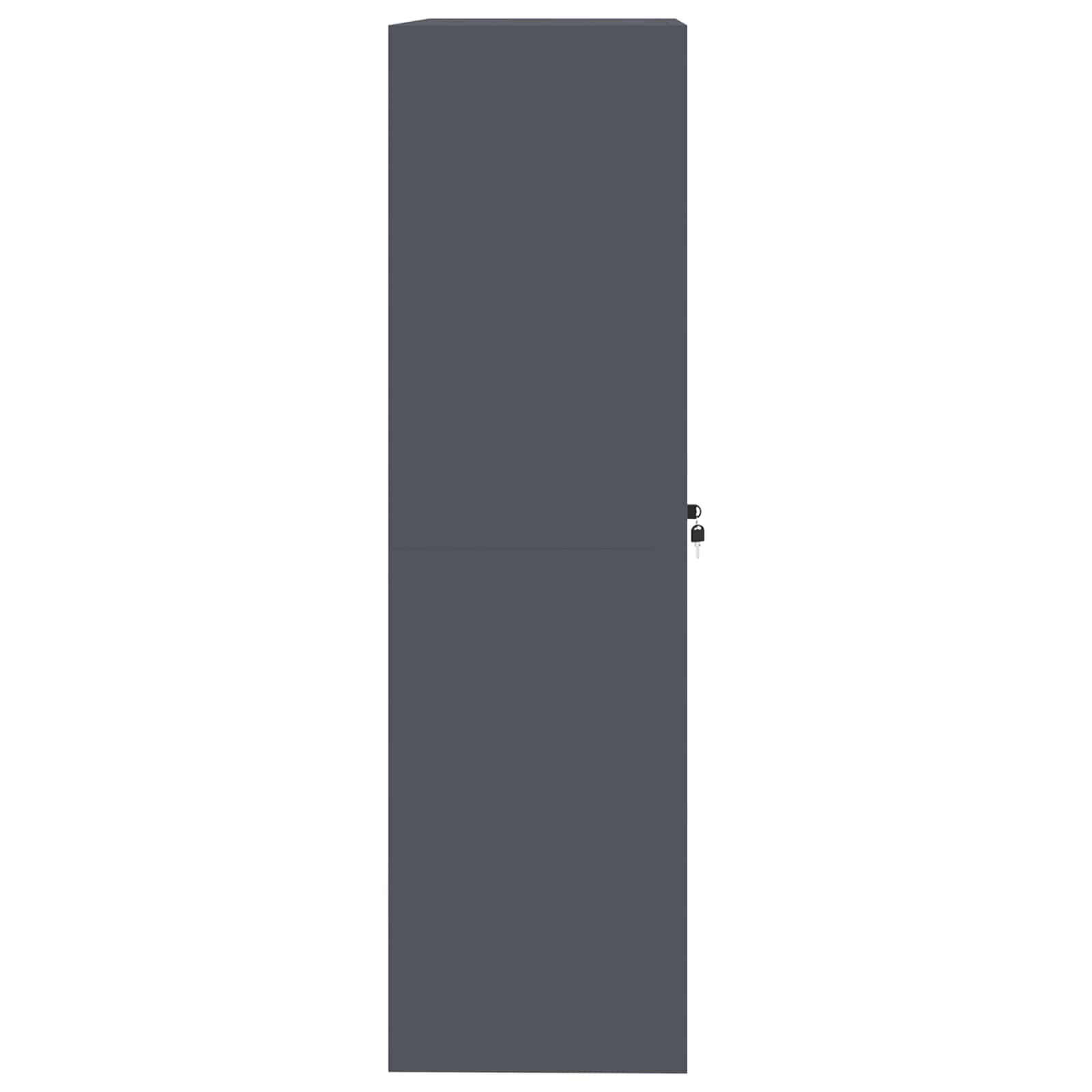 Armadio con archiviazione 2 pcs Antracite 90 x 40 x 140 cm 3406162