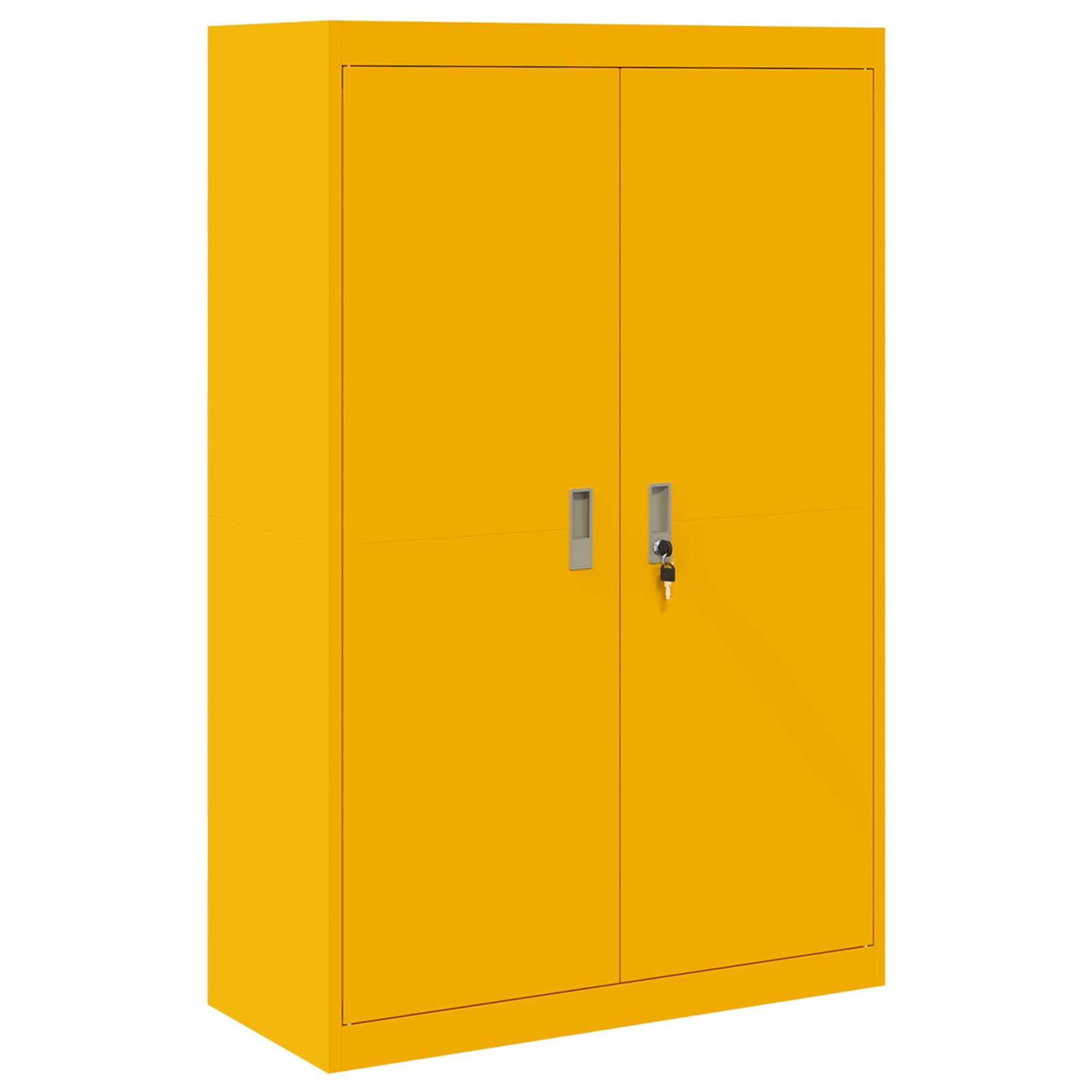 Armadio con archiviazione 2 pcs Giallo senape 90 x 40 x 140 cm 3406163