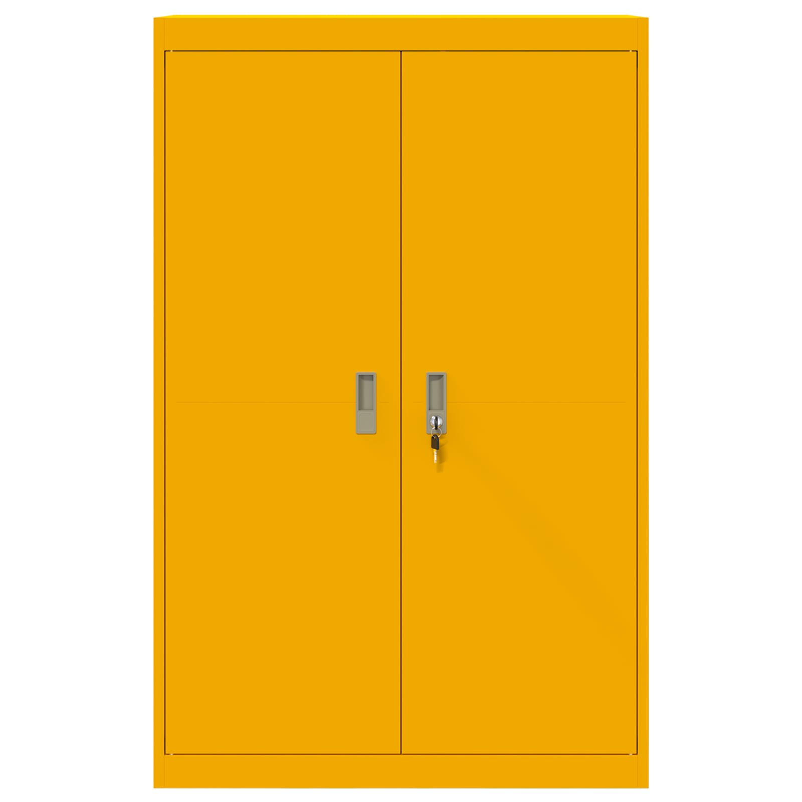 Armadio con archiviazione 2 pcs Giallo senape 90 x 40 x 140 cm 3406163