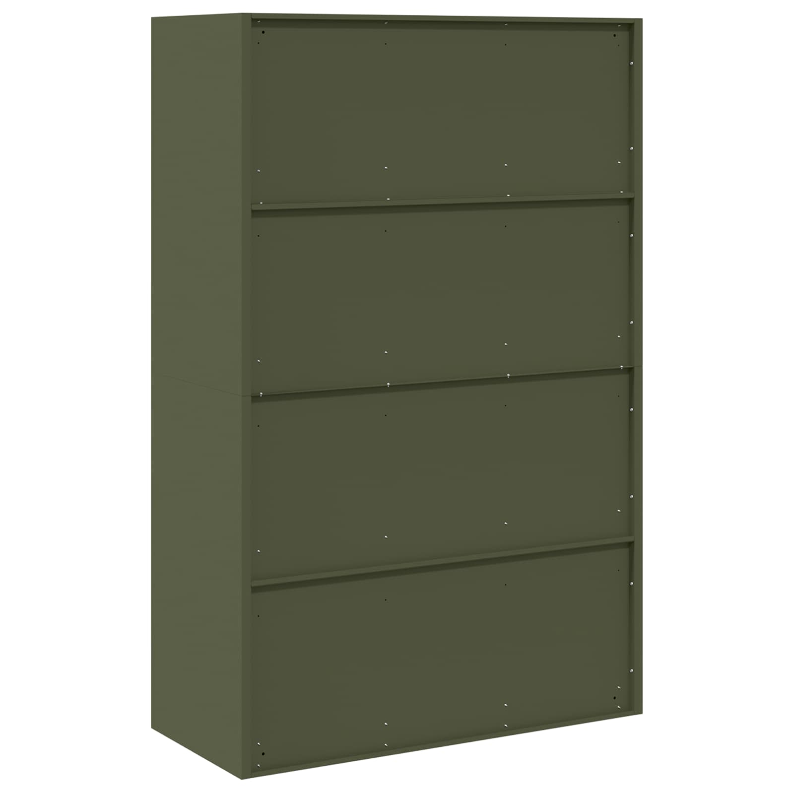 Armadio con archiviazione 2 pcs Verde oliva 90 x 40 x 140 cm 3406164