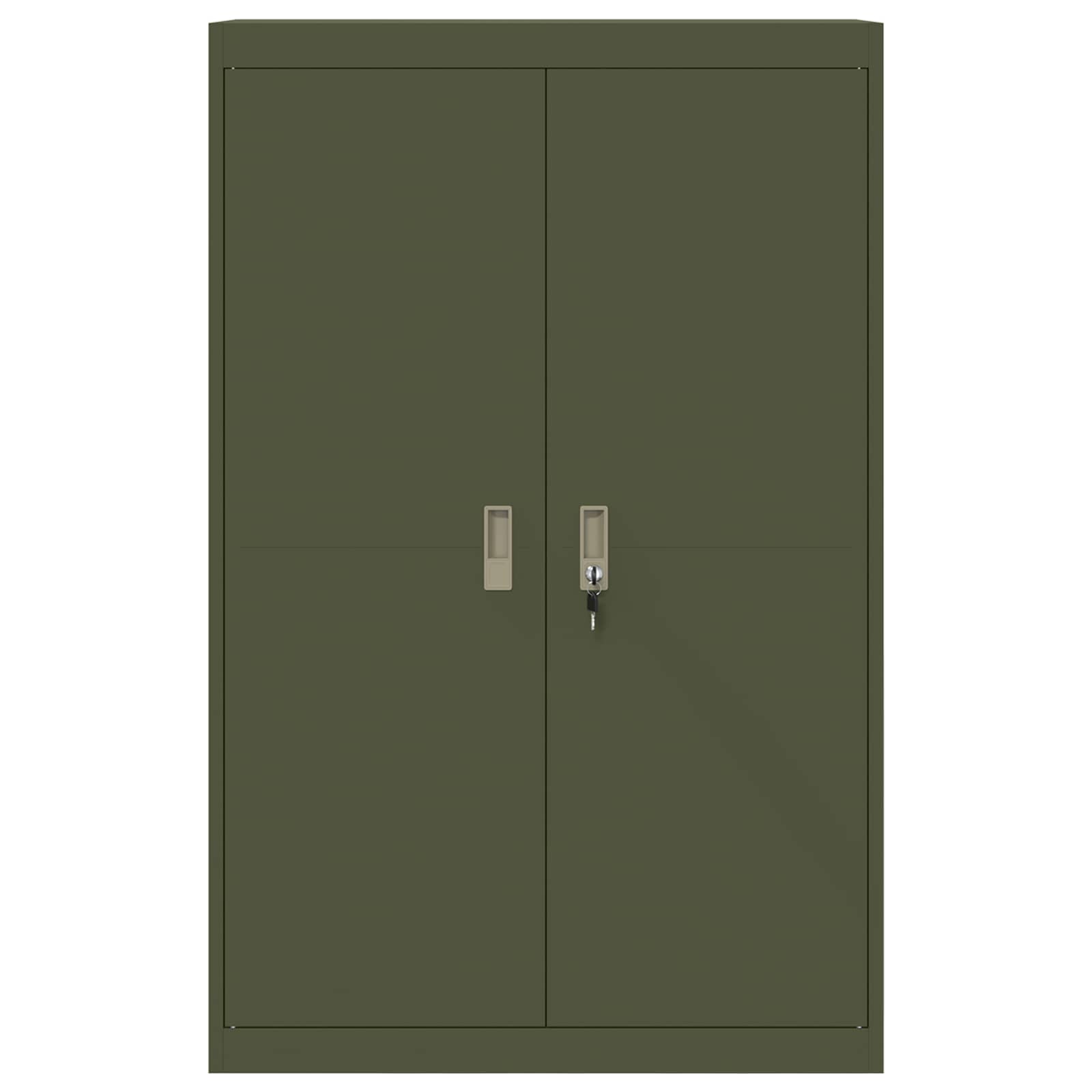 Armadio con archiviazione 2 pcs Verde oliva 90 x 40 x 140 cm 3406164