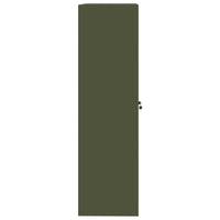 Armadio con archiviazione 2 pcs Verde oliva 90 x 40 x 140 cm 3406164