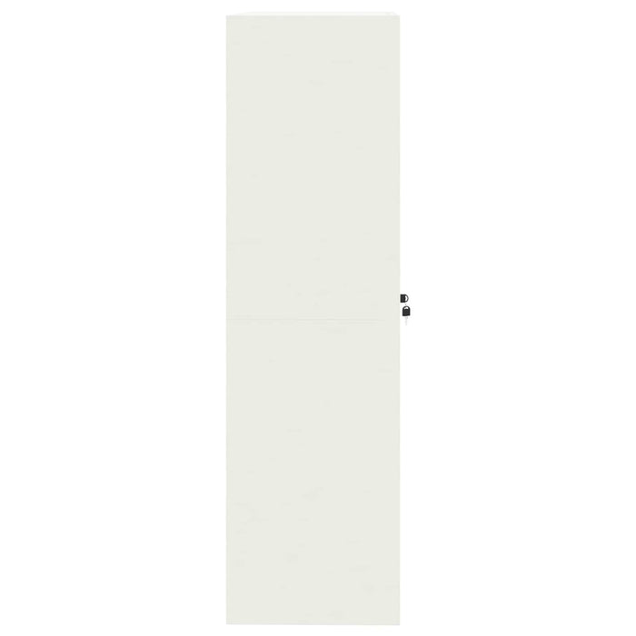 Armadio 2 pcs Bianco 90 x 40 x 140 cm Acciaio laminato a freddo 3406165