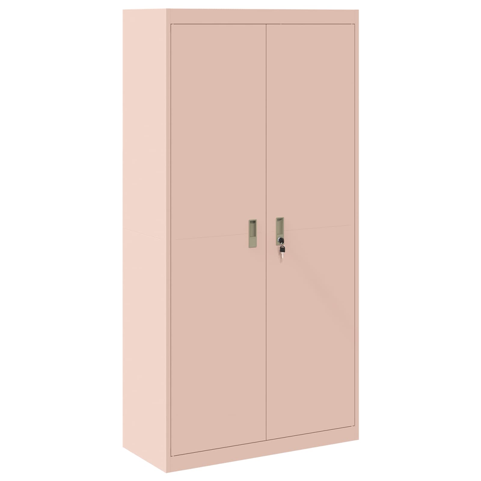 Armadio 2 pcs Rosa 90 x 40 x 180 cm Acciaio laminato a freddo 3406167