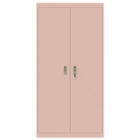 Armadio 2 pcs Rosa 90 x 40 x 180 cm Acciaio laminato a freddo 3406167
