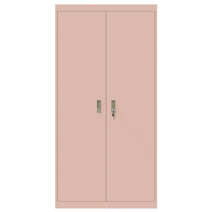 Armadio 2 pcs Rosa 90 x 40 x 180 cm Acciaio laminato a freddo 3406167