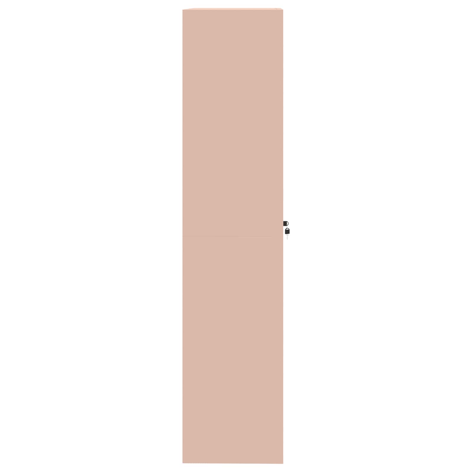 Armadio 2 pcs Rosa 90 x 40 x 180 cm Acciaio laminato a freddo 3406167