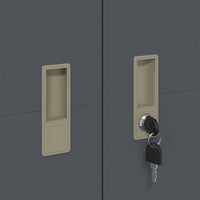 Armadio con archiviazione 2 pcs Antracite 90 x 40 x 180 cm 3406168