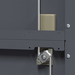 Armadio con archiviazione 2 pcs Antracite 90 x 40 x 180 cm 3406168