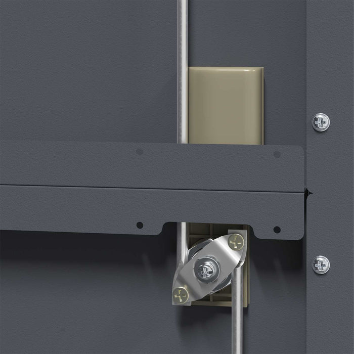 Armadio con archiviazione 2 pcs Antracite 90 x 40 x 180 cm 3406168