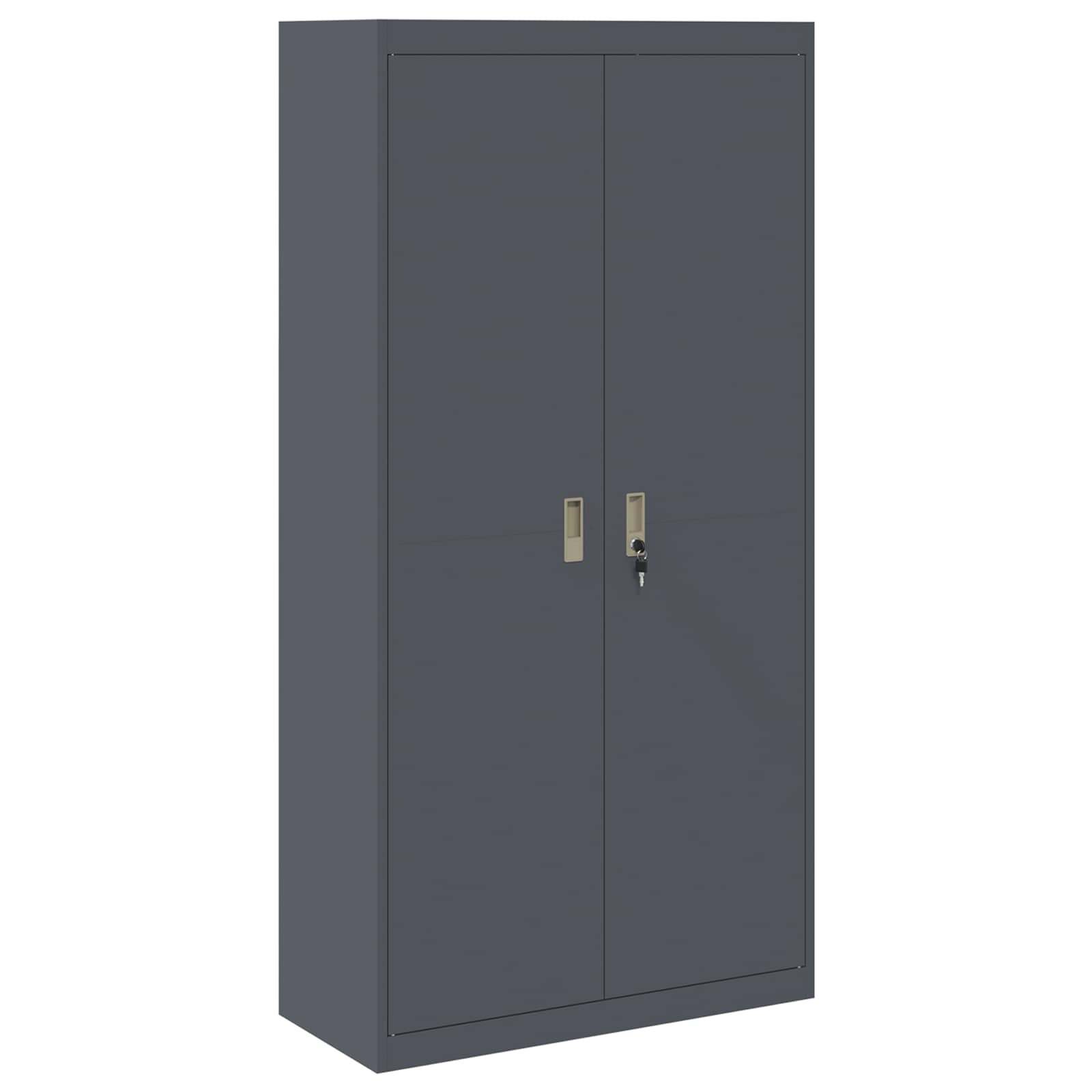 Armadio con archiviazione 2 pcs Antracite 90 x 40 x 180 cm 3406168