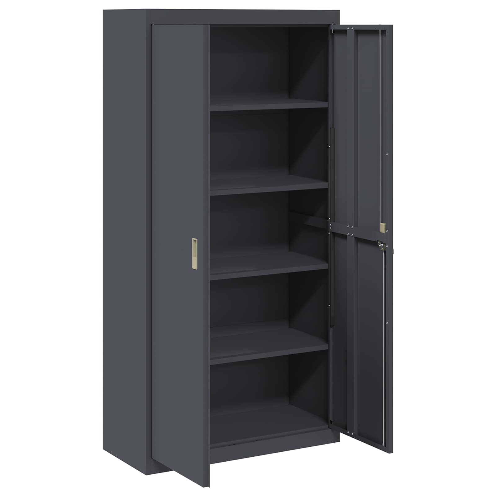 Armadio con archiviazione 2 pcs Antracite 90 x 40 x 180 cm 3406168