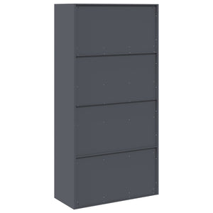 Armadio con archiviazione 2 pcs Antracite 90 x 40 x 180 cm 3406168