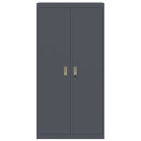 Armadio con archiviazione 2 pcs Antracite 90 x 40 x 180 cm 3406168