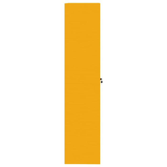 Armadio con archiviazione 2 pcs Giallo senape 90 x 40 x 180 cm 3406169