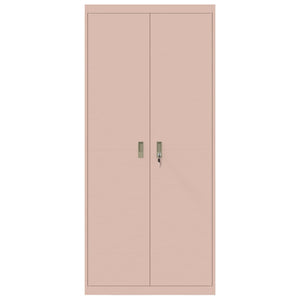 Armadio 2 pcs Rosa 90 x 40 x 200 cm Acciaio laminato a freddo 3406173