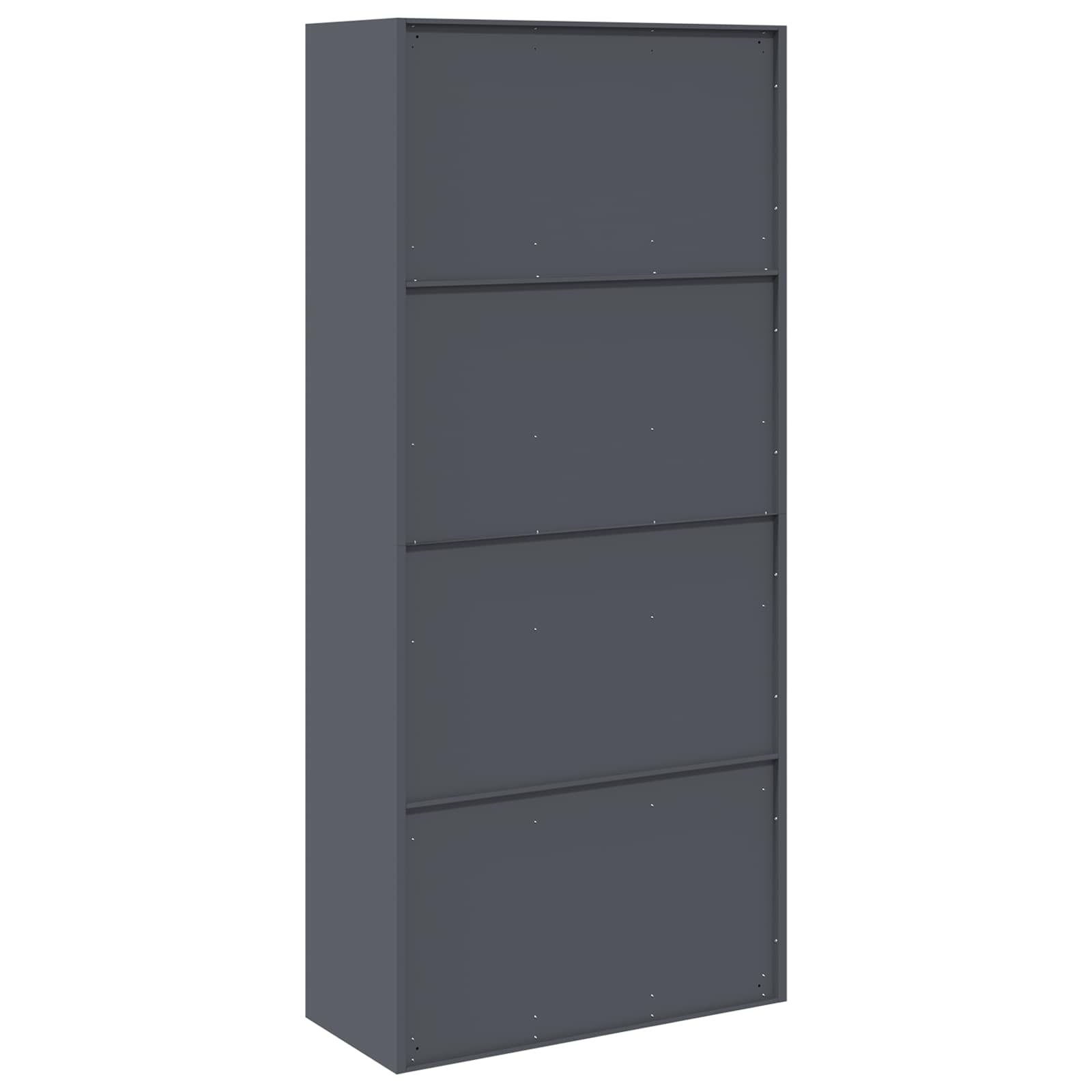 Armadio con archiviazione 2 pcs Antracite 90 x 40 x 200 cm 3406174
