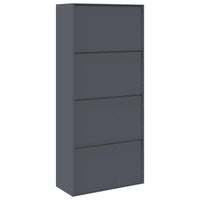 Armadio con archiviazione 2 pcs Antracite 90 x 40 x 200 cm 3406174