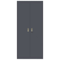 Armadio con archiviazione 2 pcs Antracite 90 x 40 x 200 cm 3406174