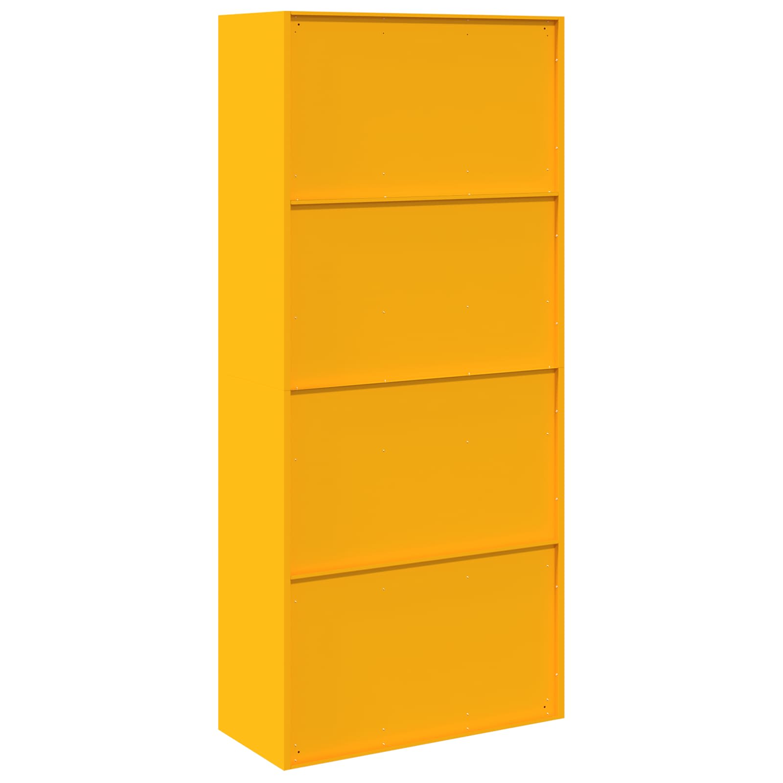 Armadio con archiviazione 2 pcs Giallo senape 90 x 40 x 200 cm 3406175