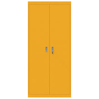 Armadio con archiviazione 2 pcs Giallo senape 90 x 40 x 200 cm 3406175