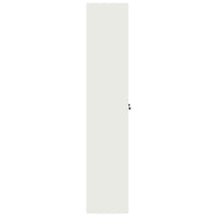 Armadio 2 pcs Bianco 90 x 40 x 200 cm Acciaio laminato a freddo 3406177