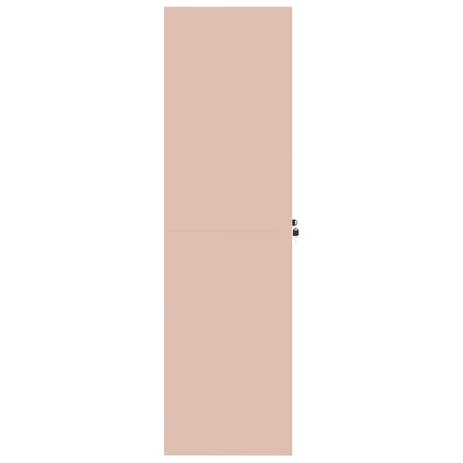 Armadio 2 pcs Rosa 80 x 40 x 140 cm Acciaio laminato a freddo 3406179