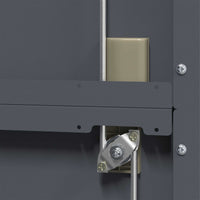 Armadio con archiviazione 2 pcs Antracite 80 x 40 x 140 cm 3406180