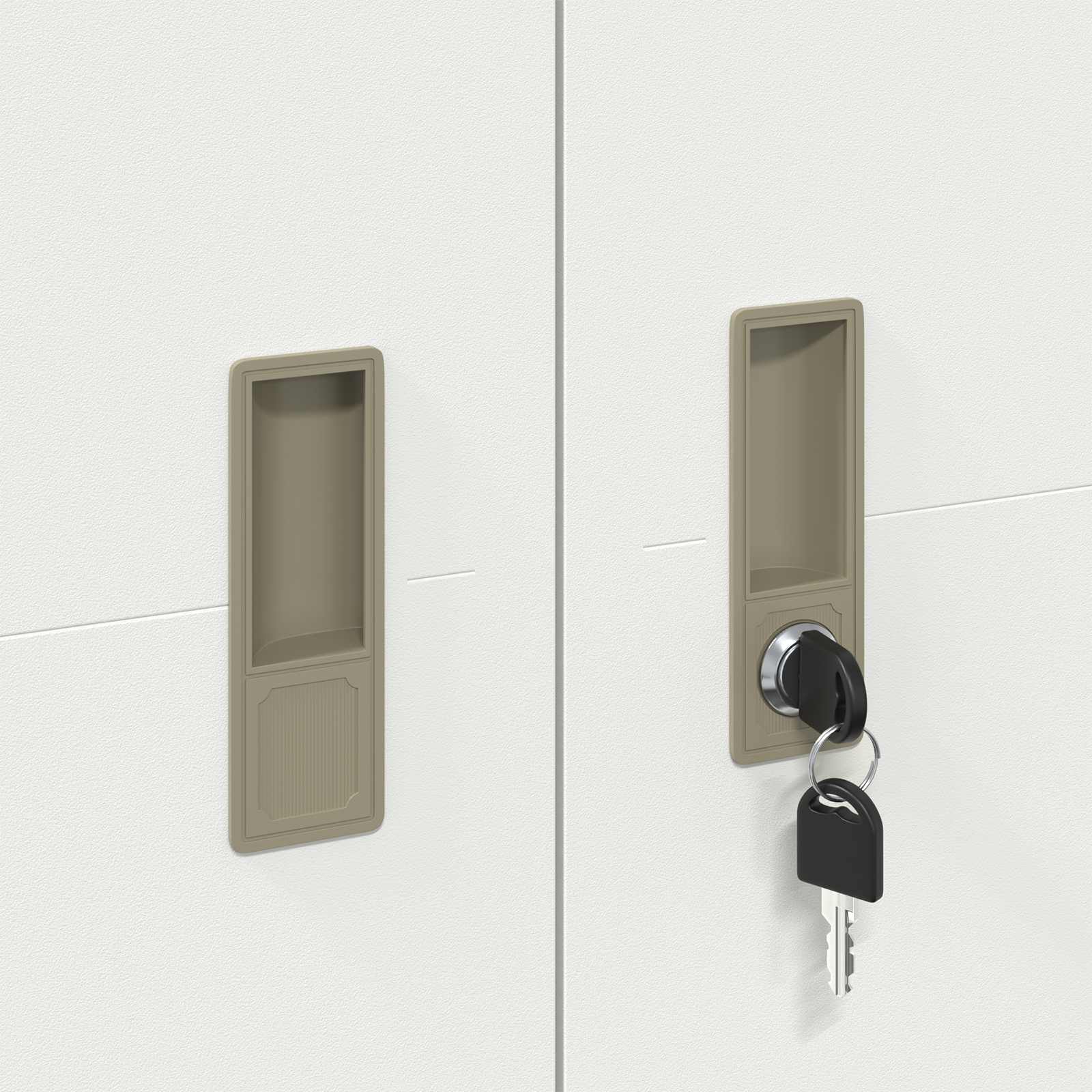 Armadio 2 pcs Bianco 80 x 40 x 140 cm Acciaio laminato a freddo 3406183