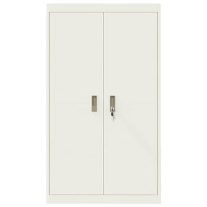 Armadio 2 pcs Bianco 80 x 40 x 140 cm Acciaio laminato a freddo 3406183