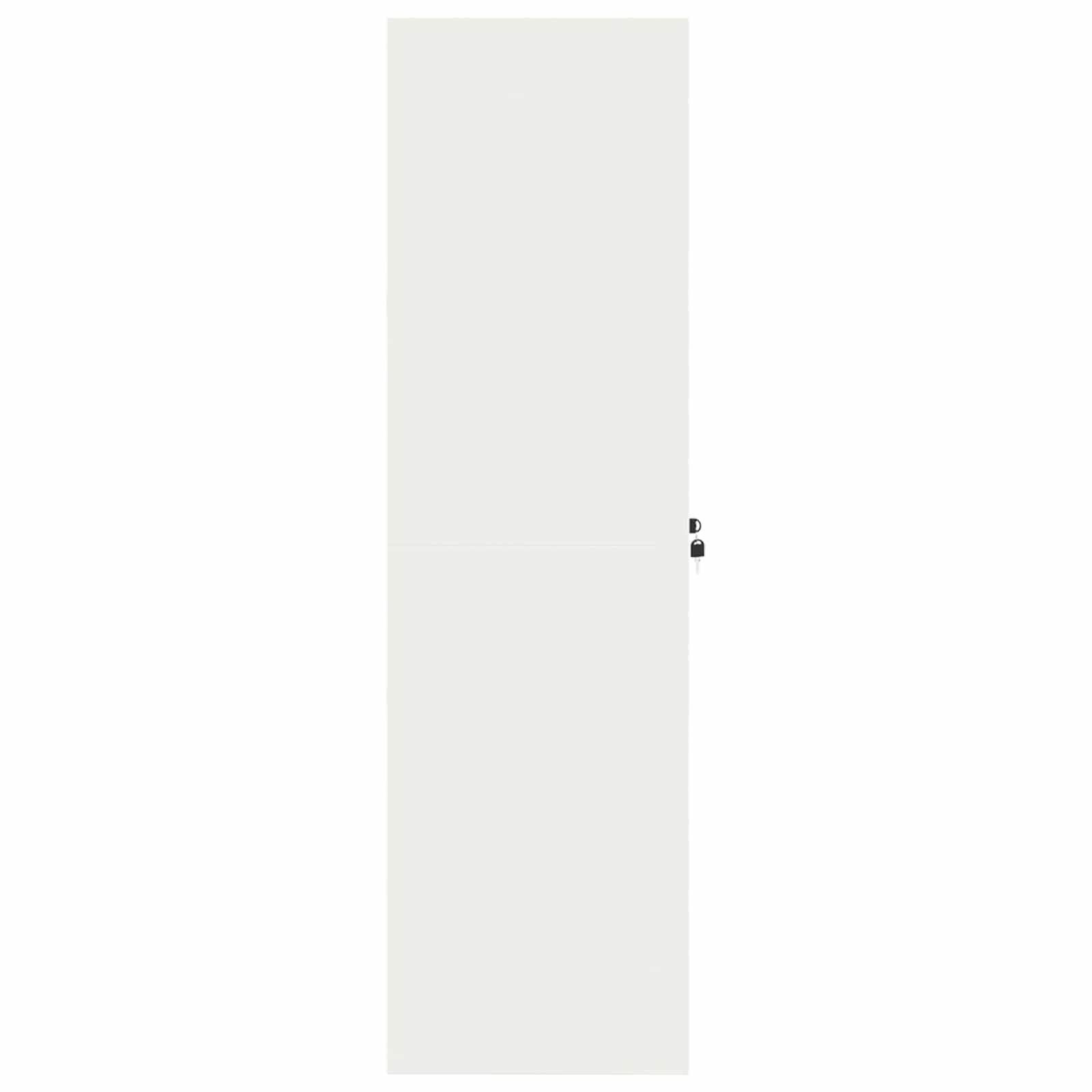 Armadio 2 pcs Bianco 80 x 40 x 140 cm Acciaio laminato a freddo 3406183