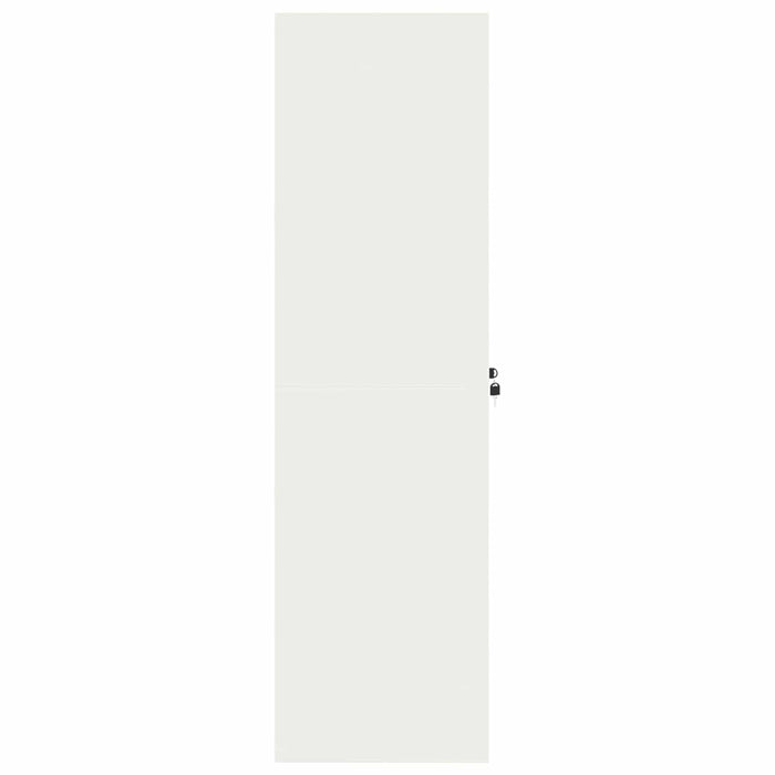 Armadio 2 pcs Bianco 80 x 40 x 140 cm Acciaio laminato a freddo 3406183